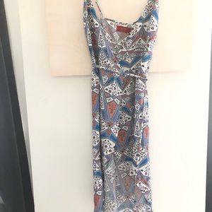 100% Silk Tigerlily Wrap Dress-NWT